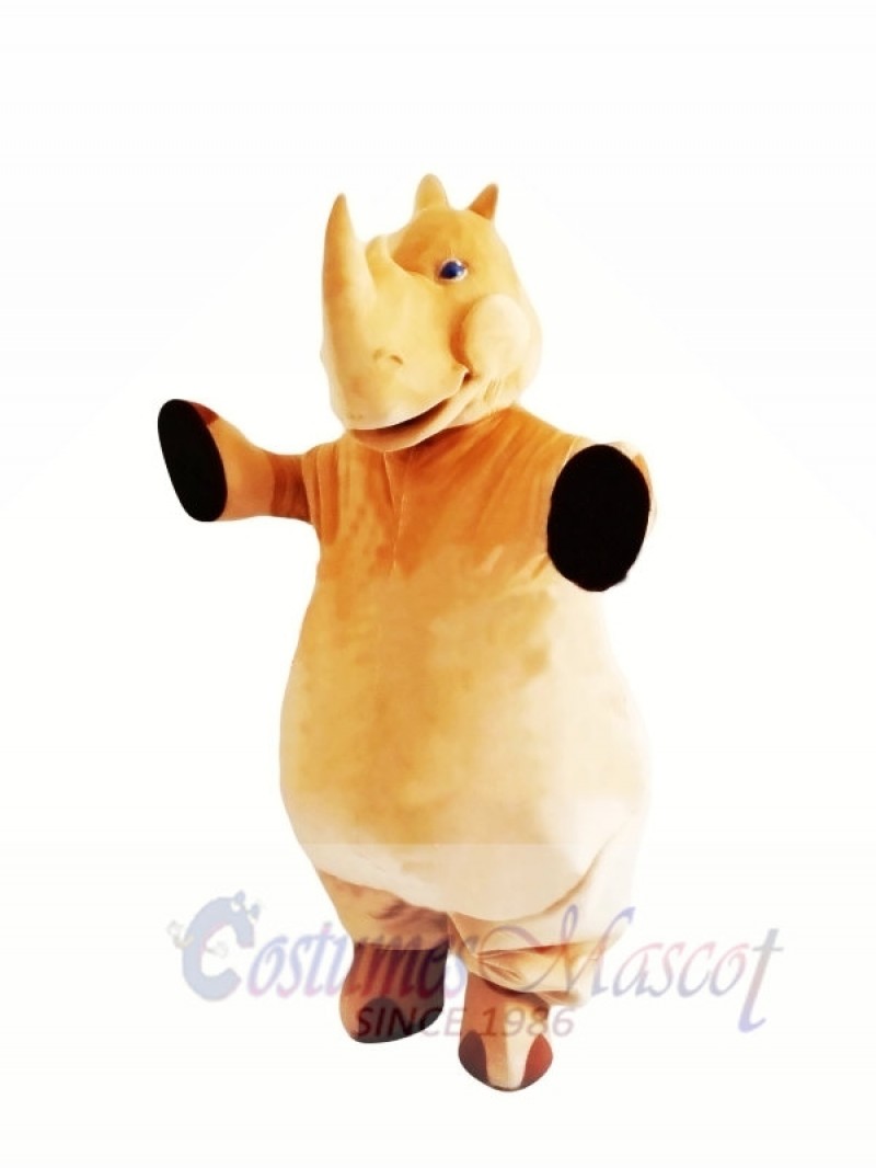 Brown Lightweight Rhino Mascot Costumes