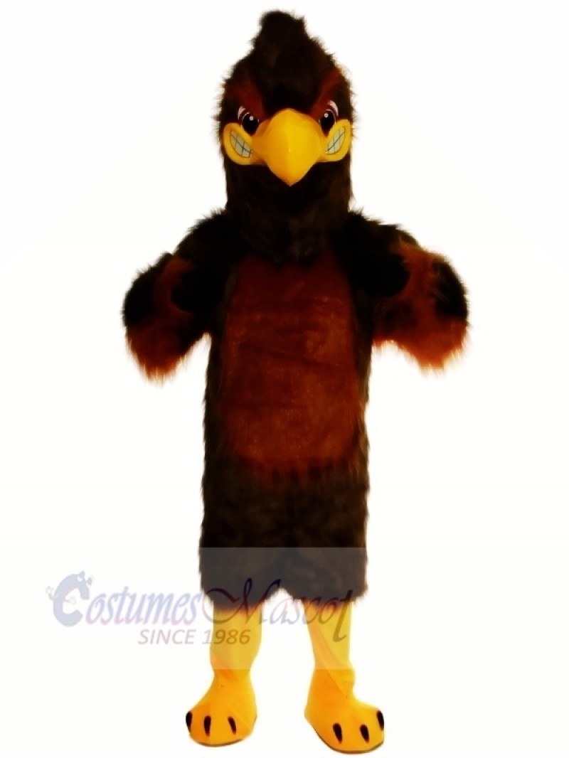 Majestic Brown Hawk Mascot Costumes Cartoon