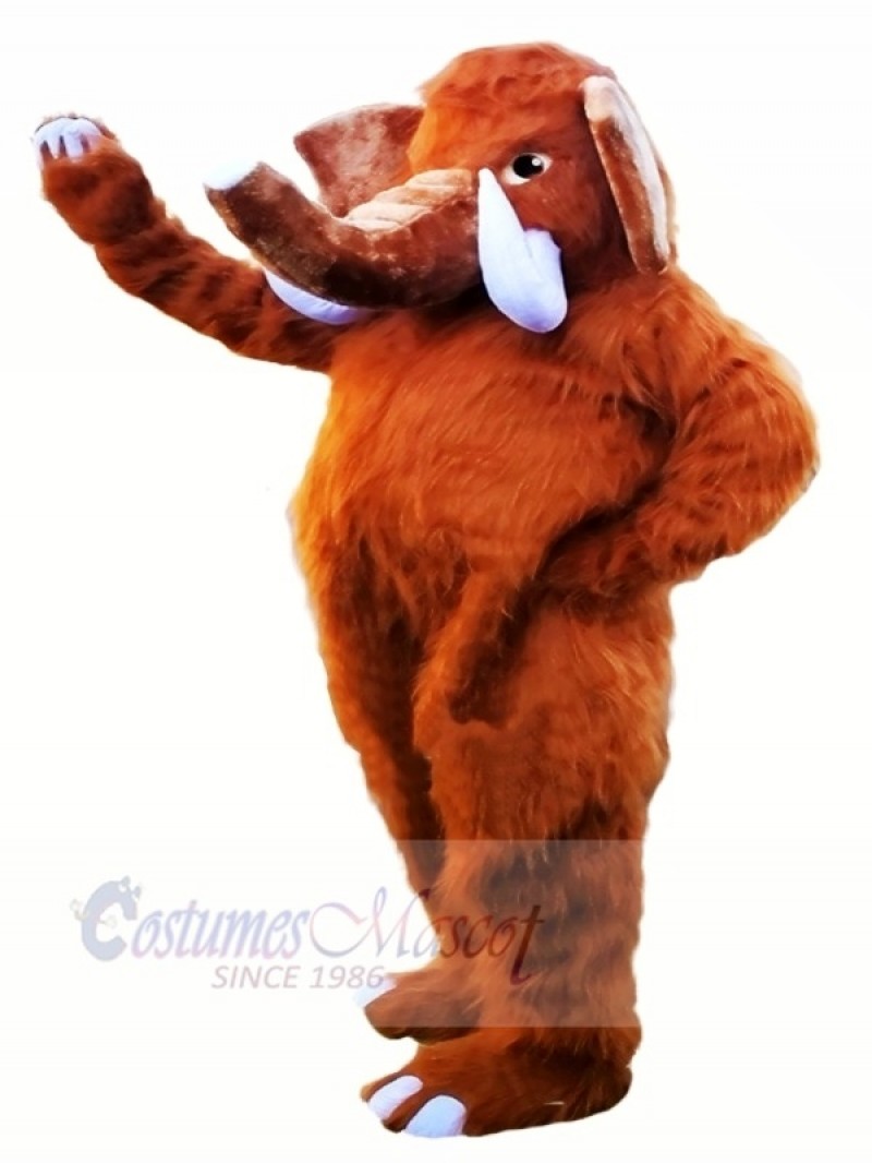 Long Tusks Elephant Mascot Costumes Cartoon