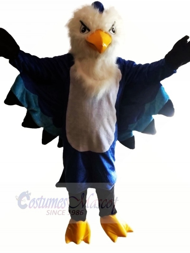 Fierce Blue Eagle Mascot Costumes Cartoon