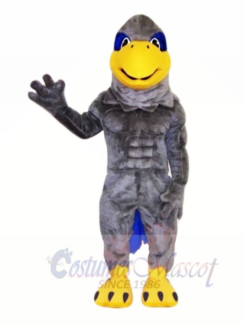 Cute Grey Hawk Mascot Costumes Animal