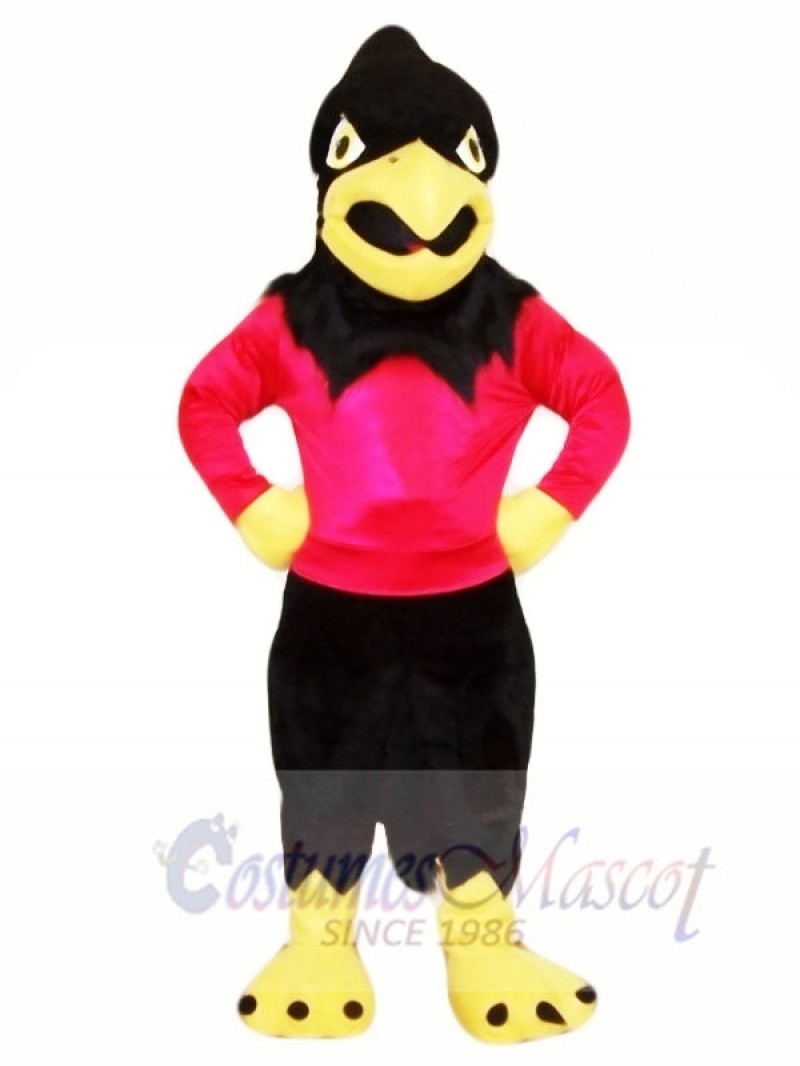 Sport Black Falcon Mascot Costumes Animal