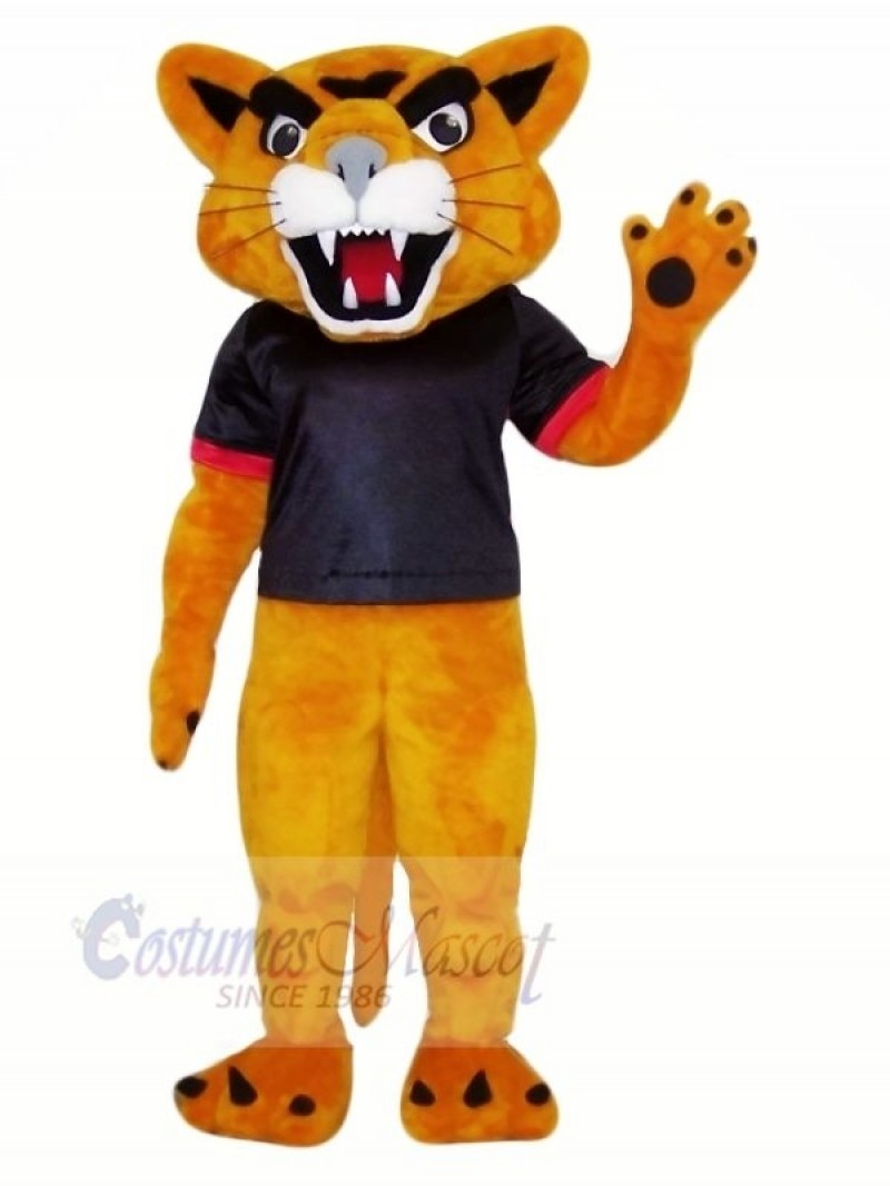 Happy Cougar Mascot Costume Cheap