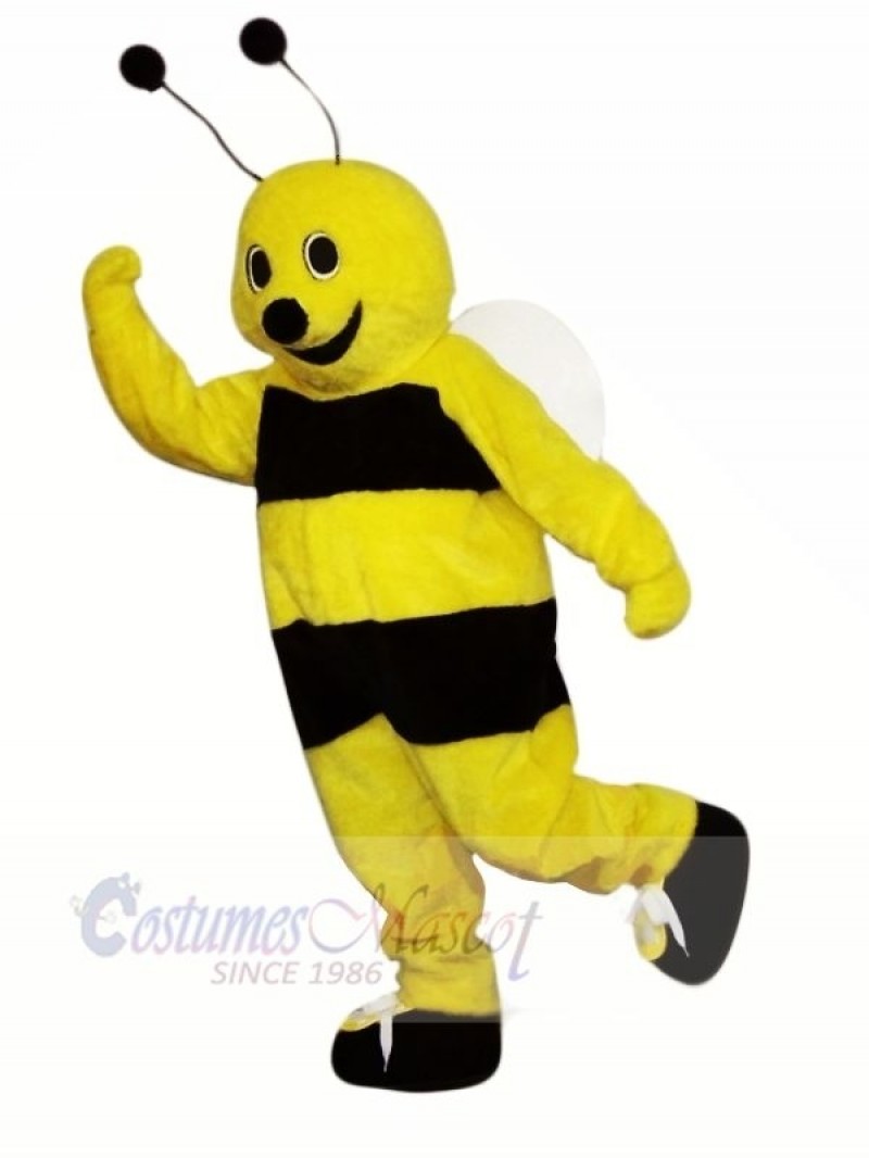 Happy Bee Mascot Costumes Adult