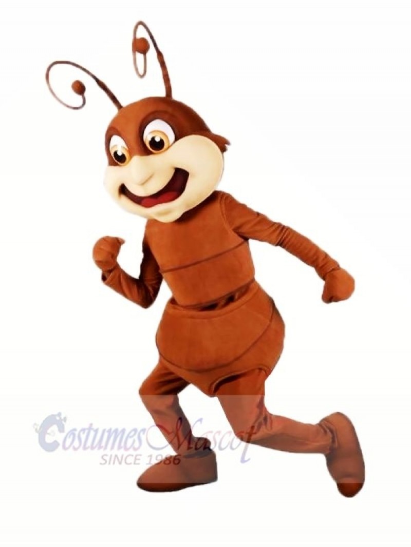 Brown Ant Mascot Costumes Cartoon	