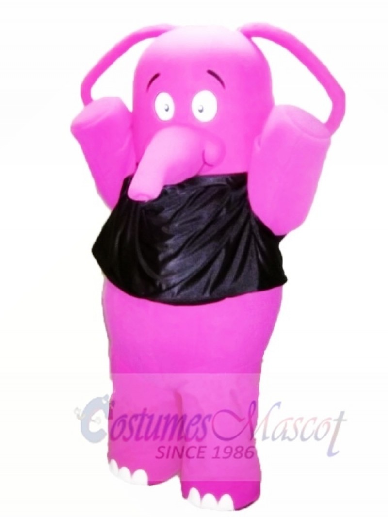 Fat Pink Elephant Mascot Costumes