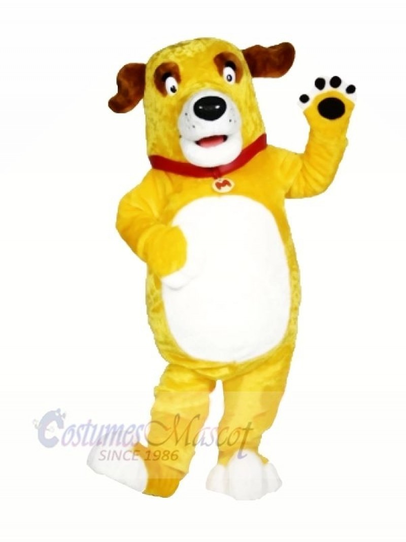 High Quality Yellow Dog Mascot Costumes Cartoon	