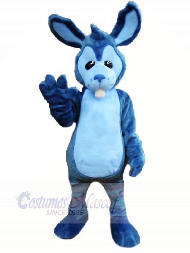 High Quality Blue Rabbit Mascot Costumes Cartoon	
