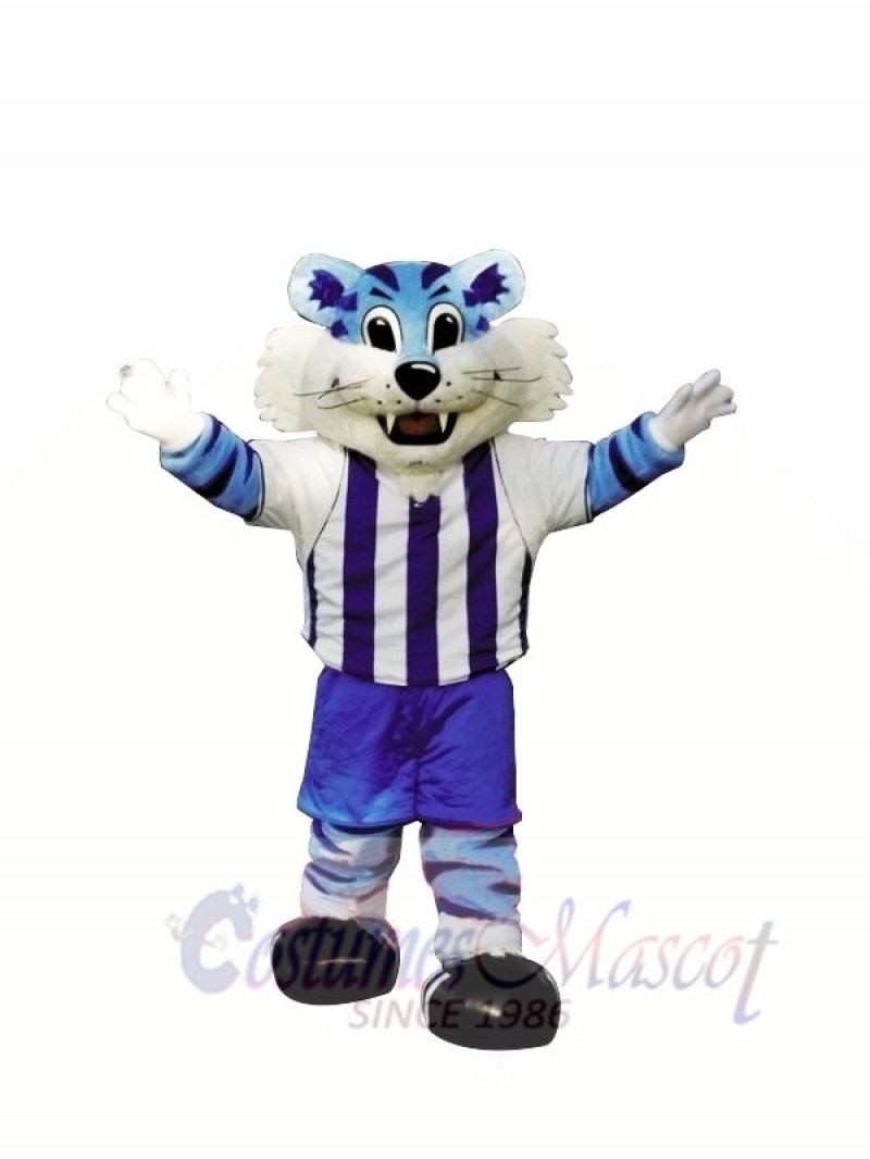 College Blue Tiger Mascot Costumes 