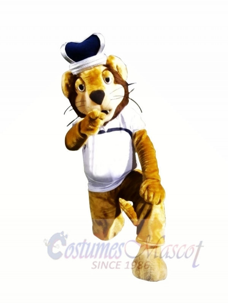 King Lion with Long Beard Mascot Costumes Animal