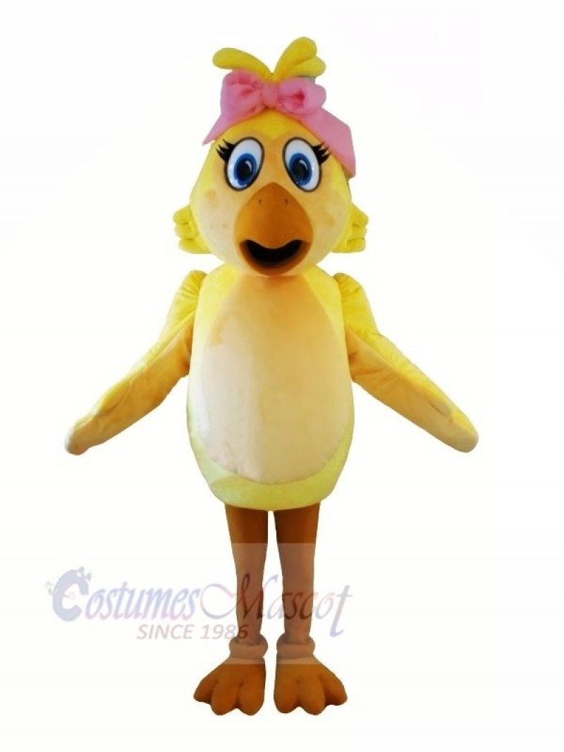 Fashion Chicken with Big Eyes Mascot Costumes Animal