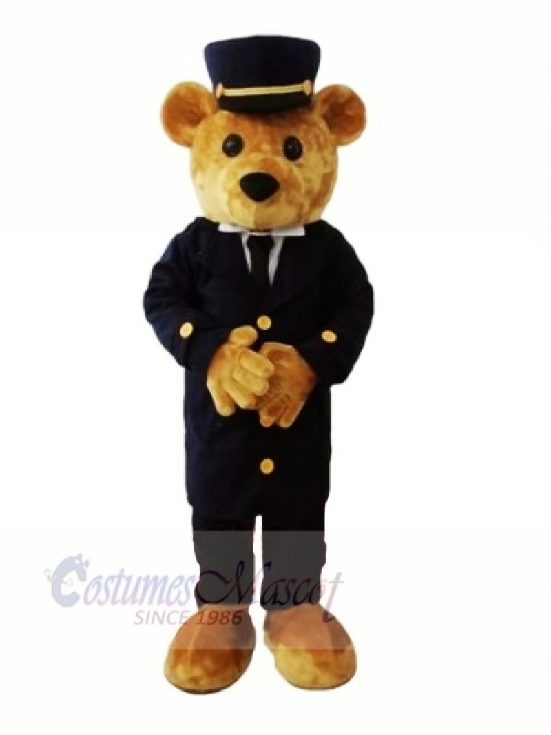 Gentleman Teddy Bear Mascot Costumes Cheap