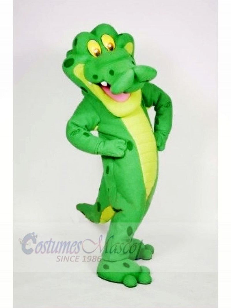 Smiling Alligator Mascot Costumes Adult 	