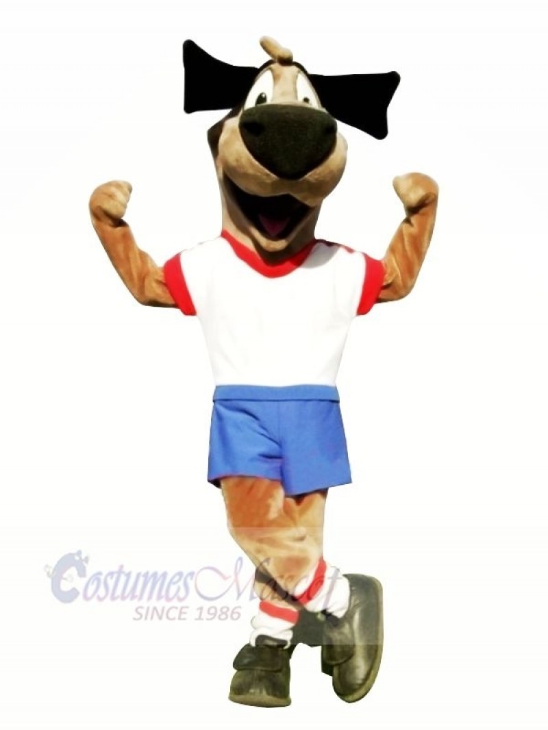 Soccer Dog Mascot Costumes Cartoon