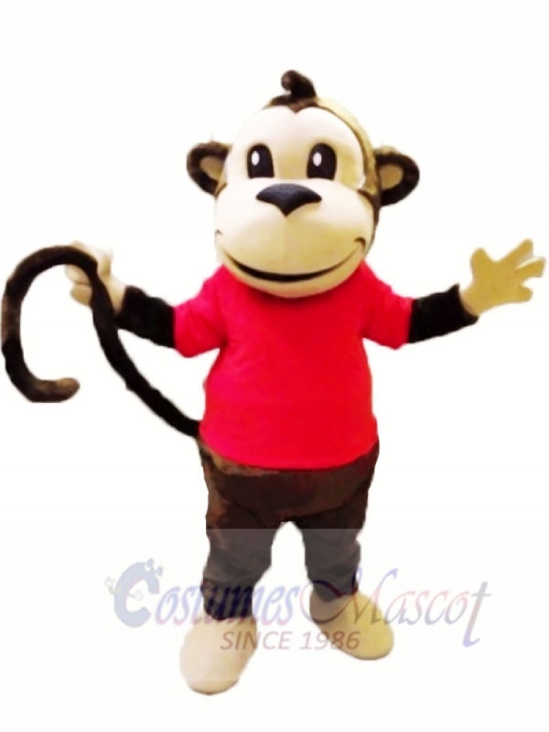 College Happy Monkey Mascot Costumes