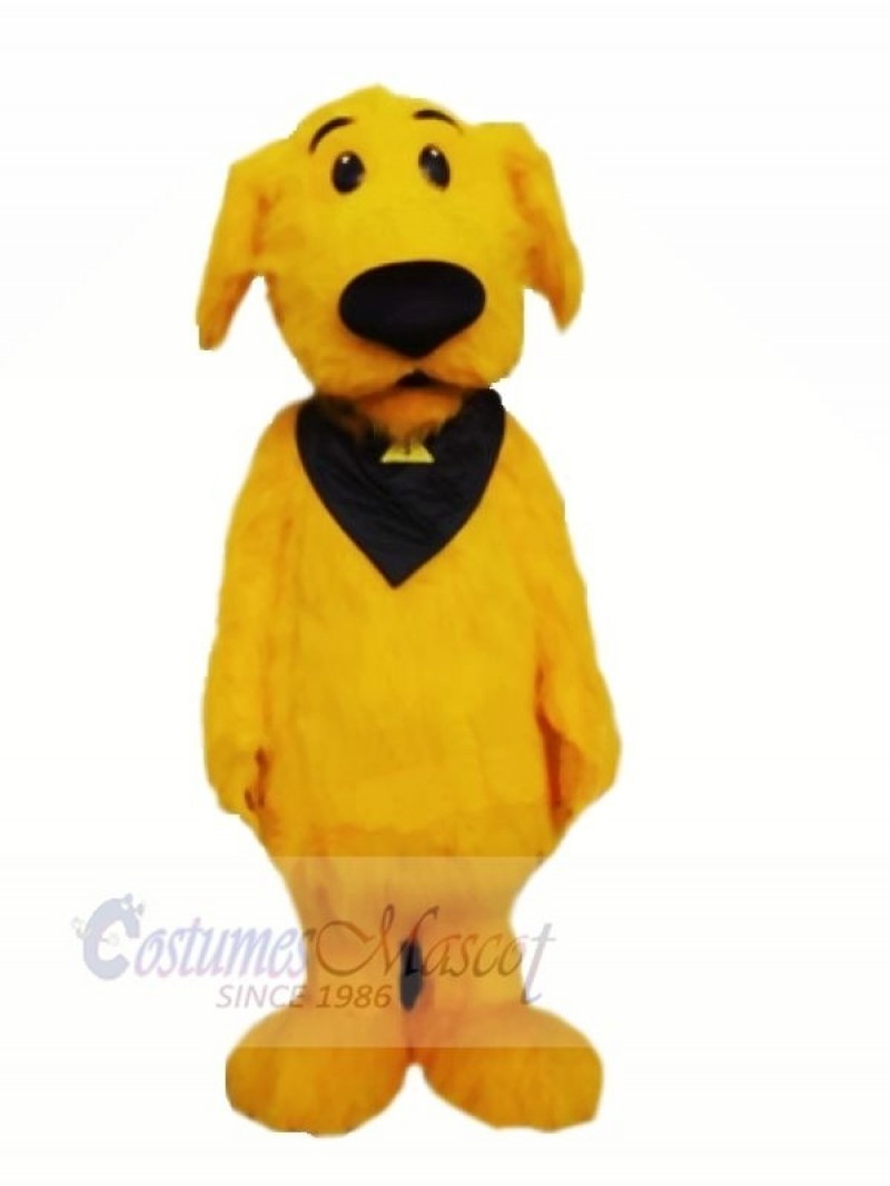 Furry Yellow Dog Mascot Costumes Cartoon