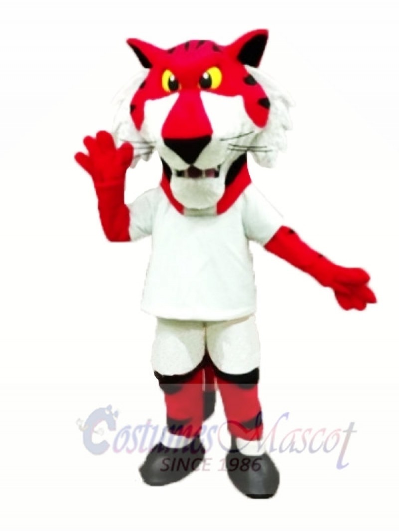 Red Tiger Mascot Costumes 