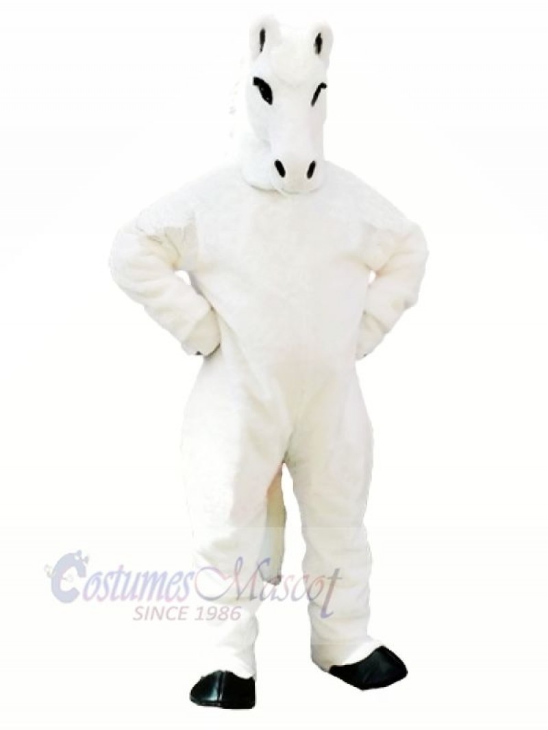 White Horse Mascot Costumes Adult