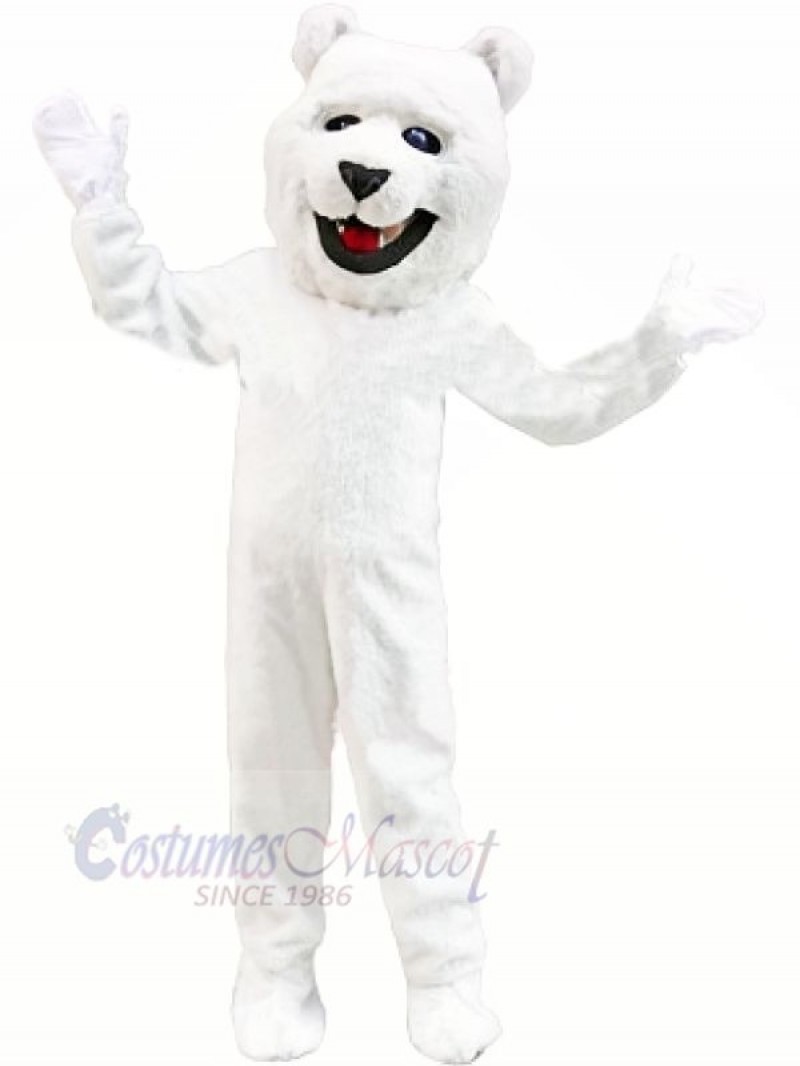 White Polar Bear Mascot Costumes Adult	