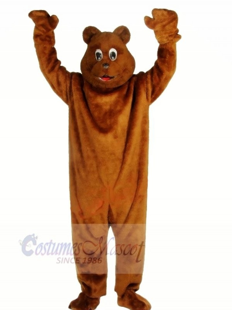 Realistic Brown Bear Mascot Costumes Adult