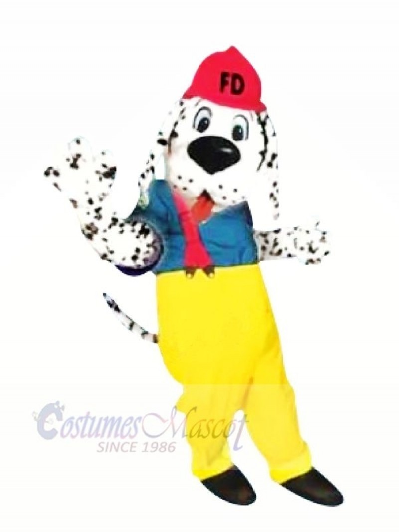 Dog with Red Hat Mascot Costumes Cartoon