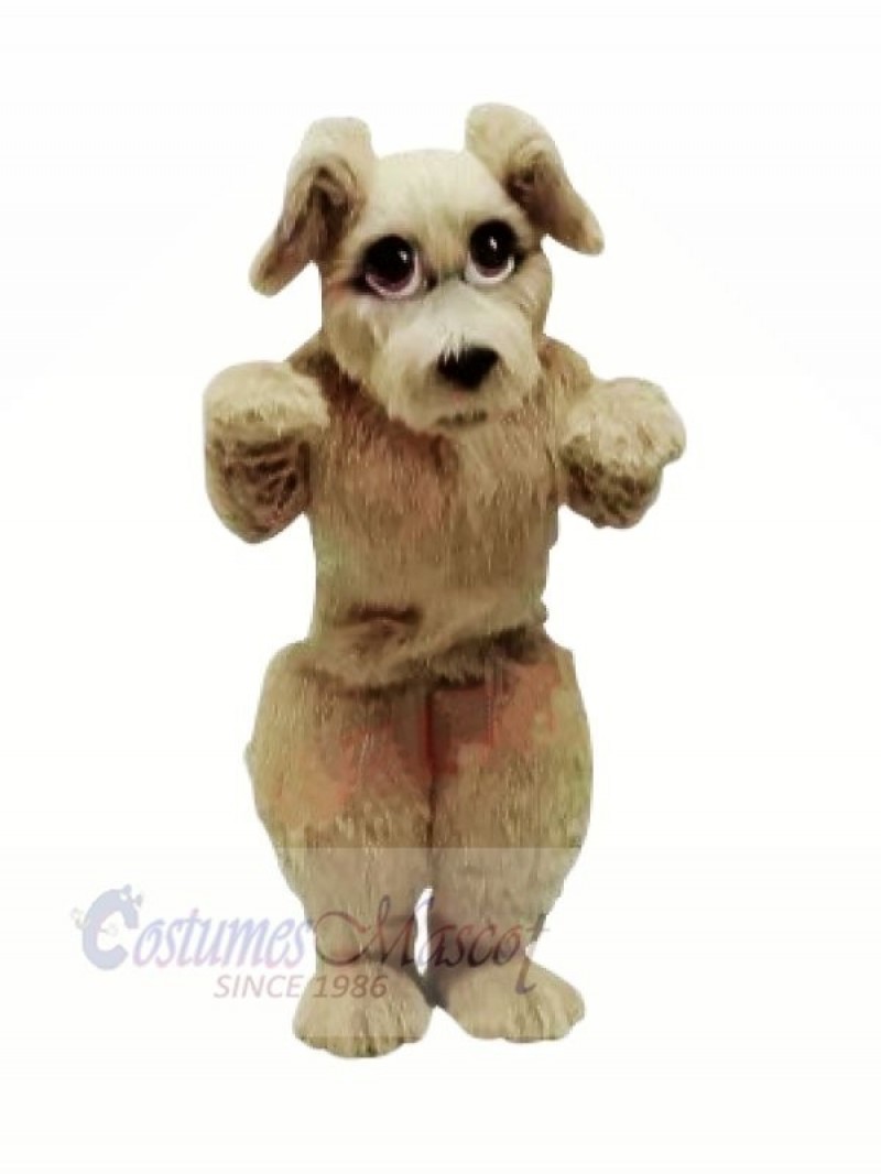 Furry Dog with Big Eyes Mascot Costumes Cartoon