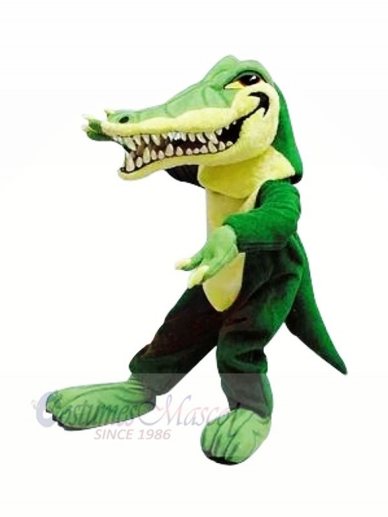 Fierce Gator with Big Mouth Mascot Costumes 