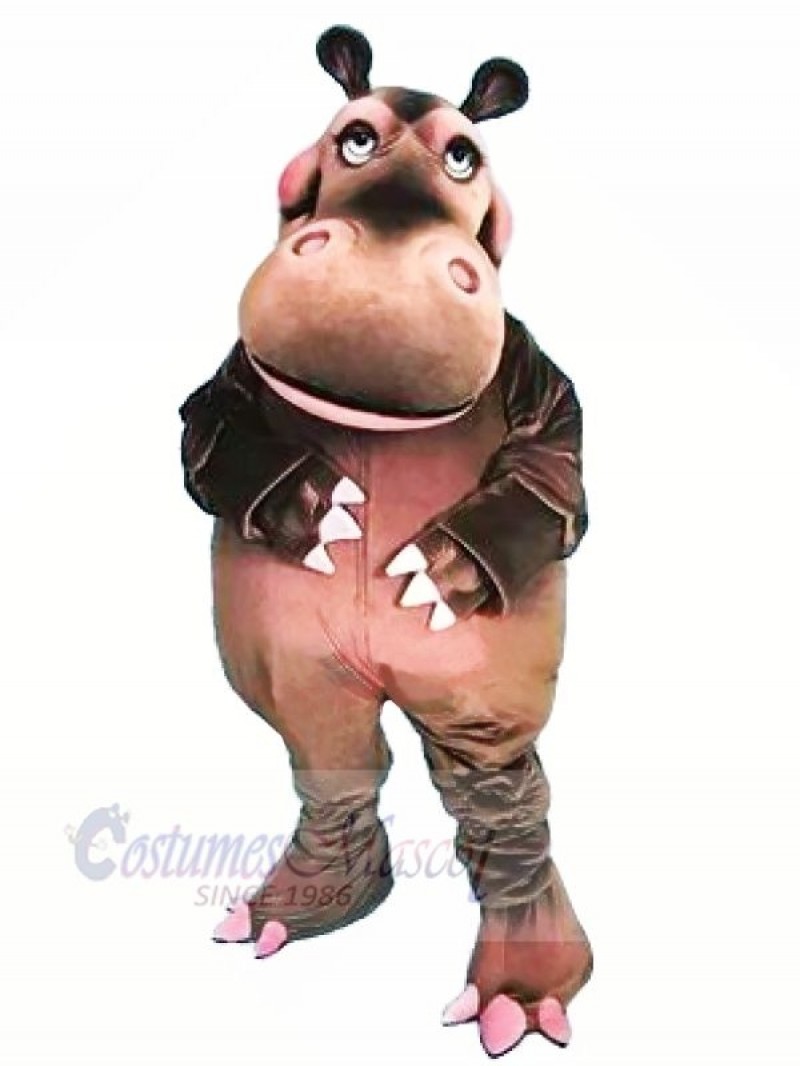 Happy Hippo Mascot Costumes Cartoon	