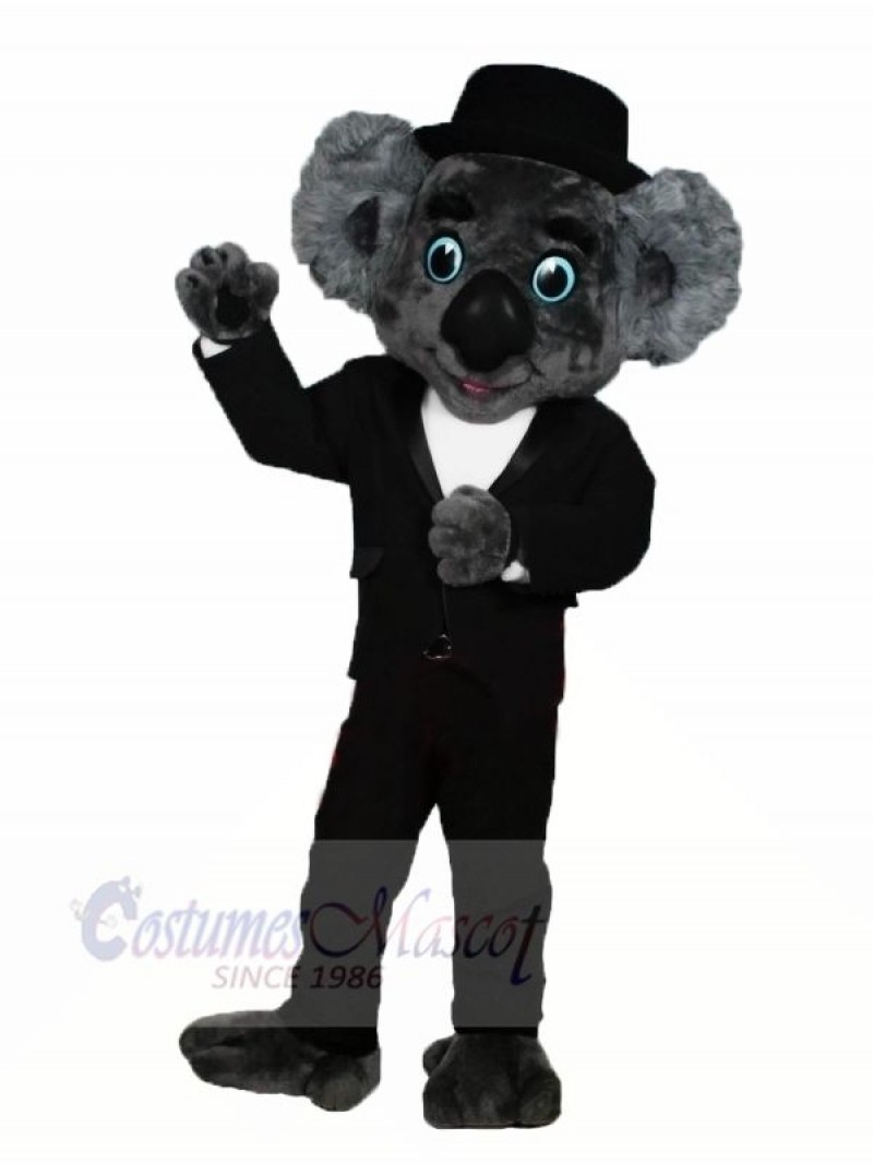 Gentleman Koala Mascot Costumes Cartoon