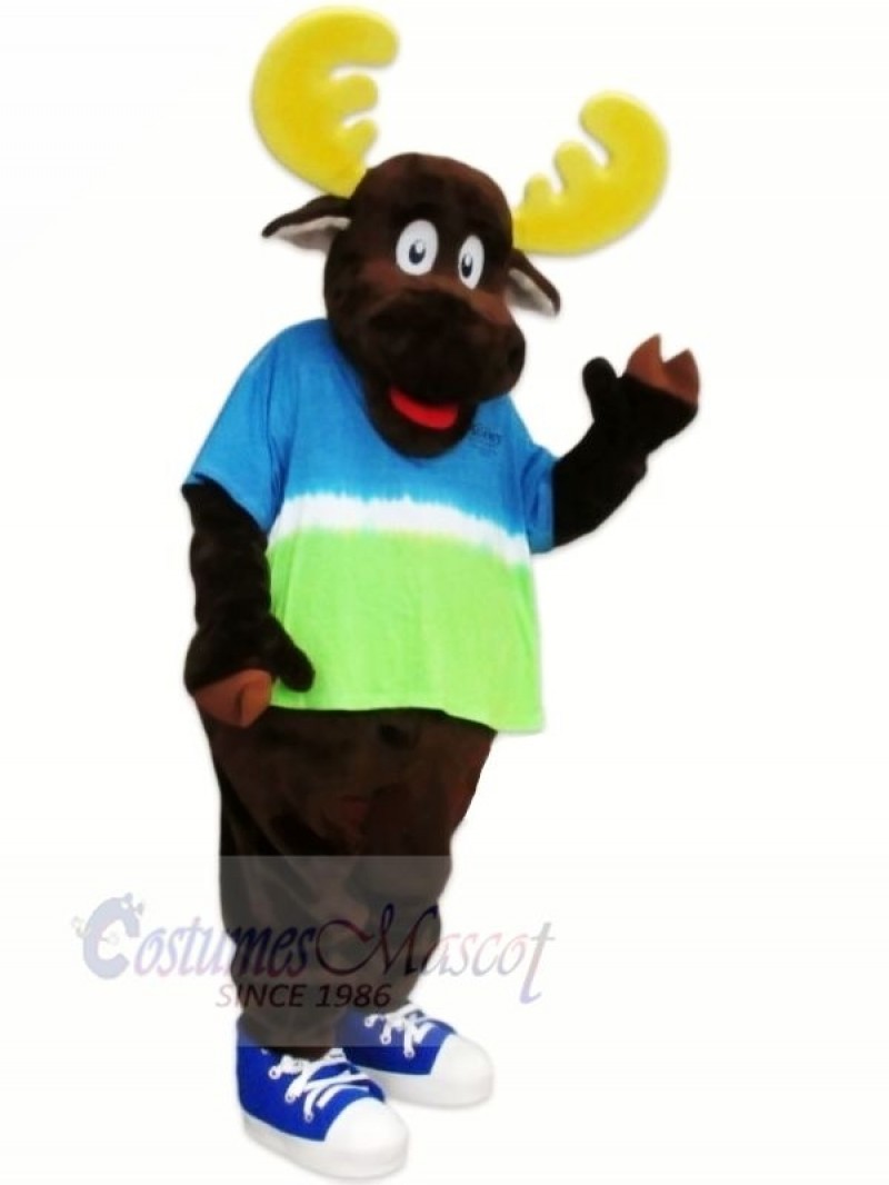 Lightweight Brown Moose Mascot Costumes