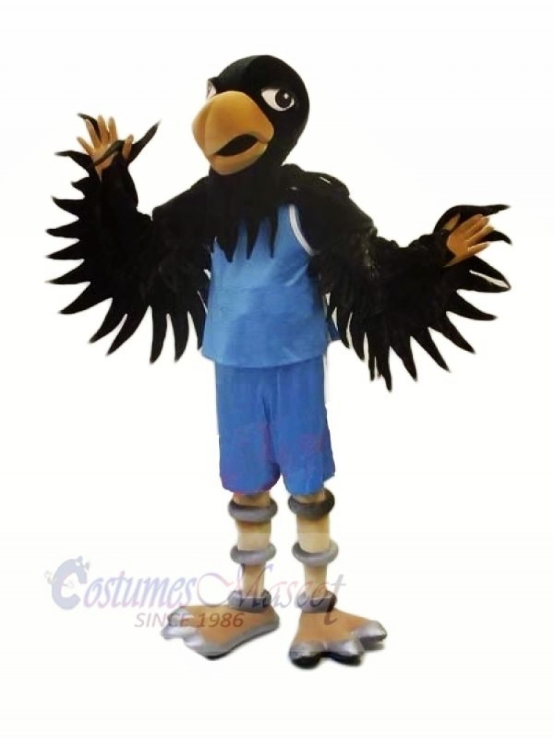 High Quality Black Hawk Mascot Costumes Adult	