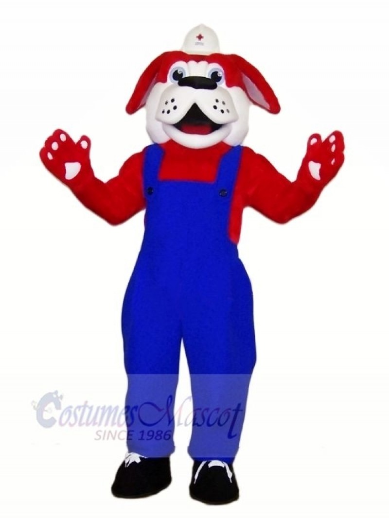 Red Cross Dog Mascot Costumes Cartoon