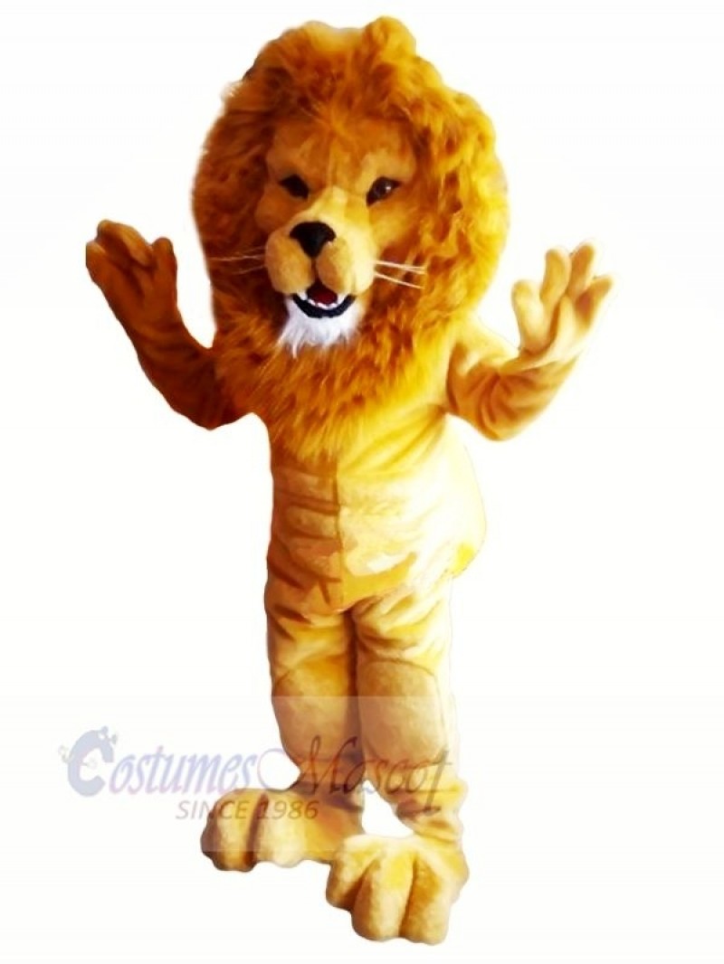 Power Muscular Lightweight Lion Mascot Costumes Adult