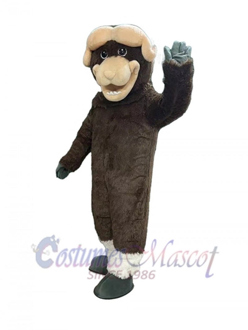 Muskox mascot costume