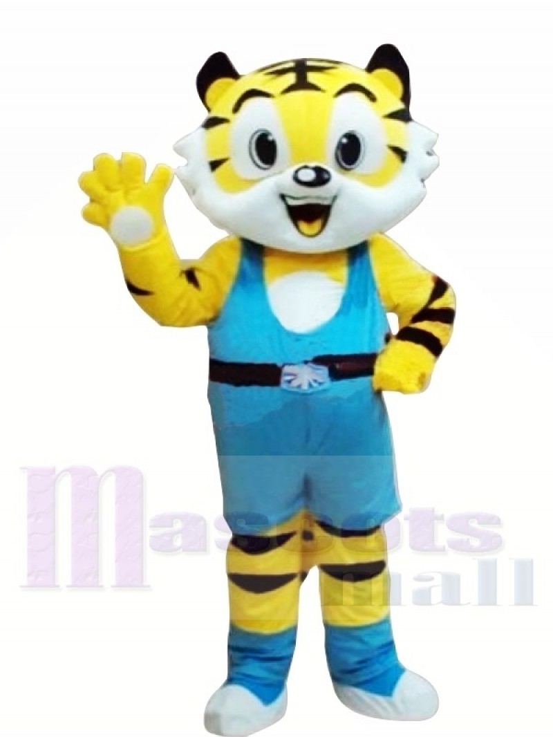 New Style Yellow Tiger Mascot Costumes 