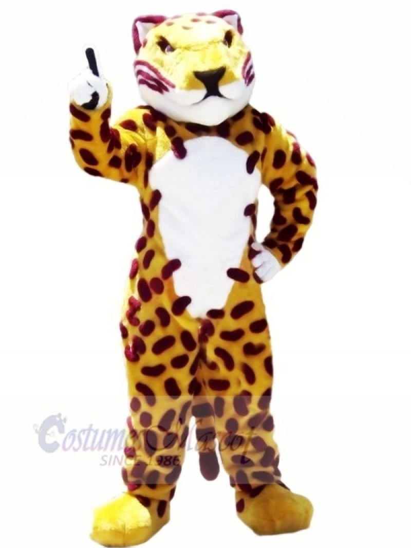 Fierce Brown Jaguar Mascot Costumes	