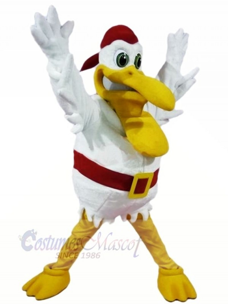 Strong Pelican Mascot Costume Adult	