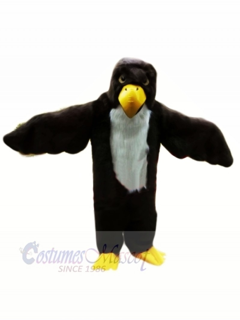 Black Bald Eagle Mascot Costumes Cartoon