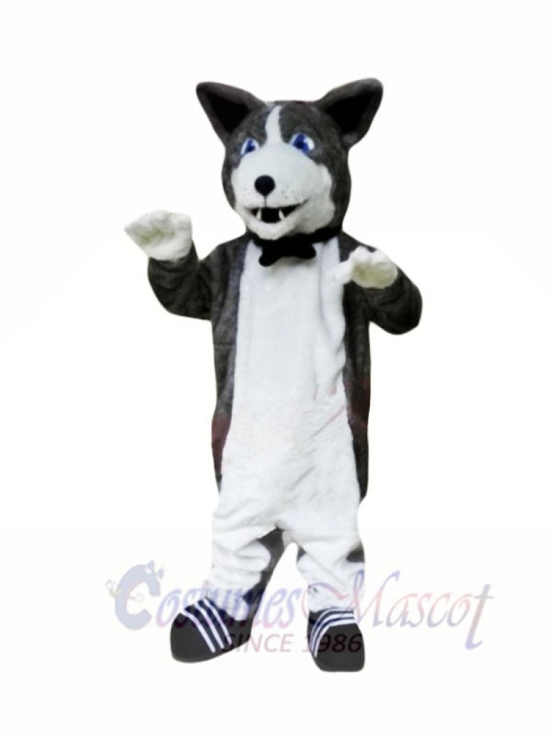 Cute Plush Husky Mascot Costumes Animal	