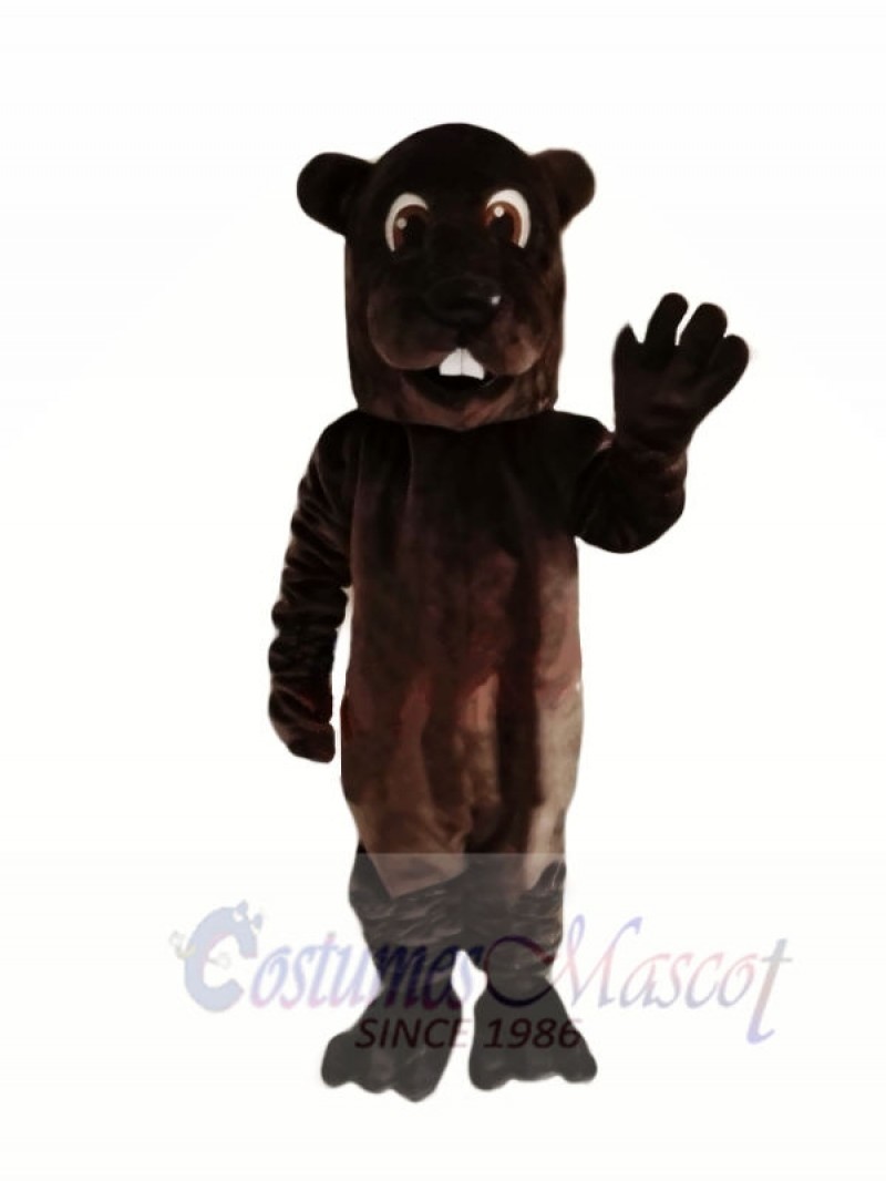 Brown Adult Beaver Mascot Costumes Animal