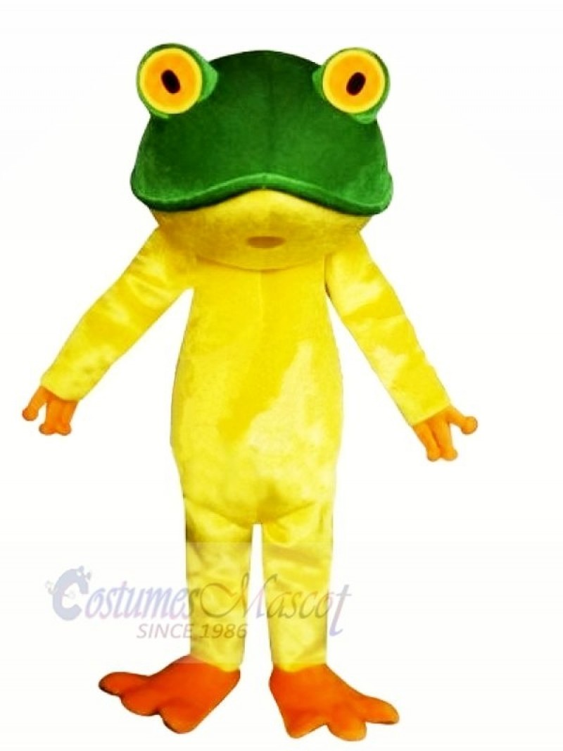 Lightweight Yellow Frog Mascot Costumes Cheap