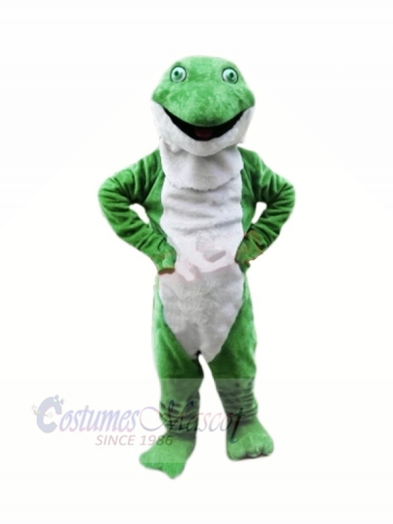 Plush Green Frog Mascot Costumes Cartoon