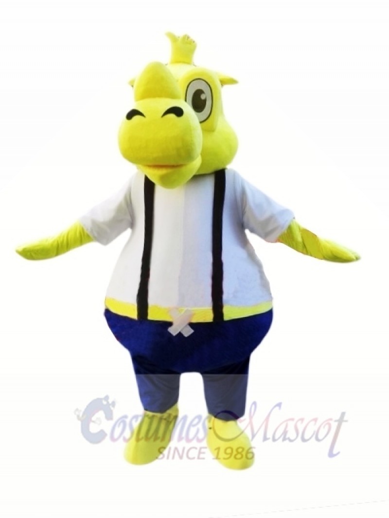 Yellow Rhino Mascot Costumes