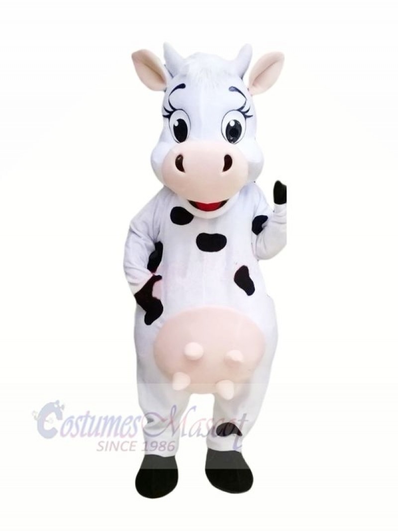Beautiful Cow Mascot Costumes Cartoon	