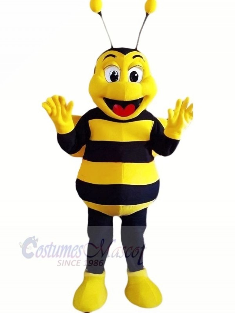 Happy Bee Mascot Costumes Cheap