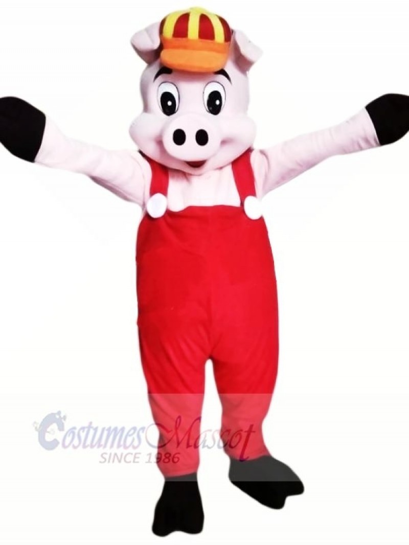 Little Pink Pig Mascot Costumes Cartoon	