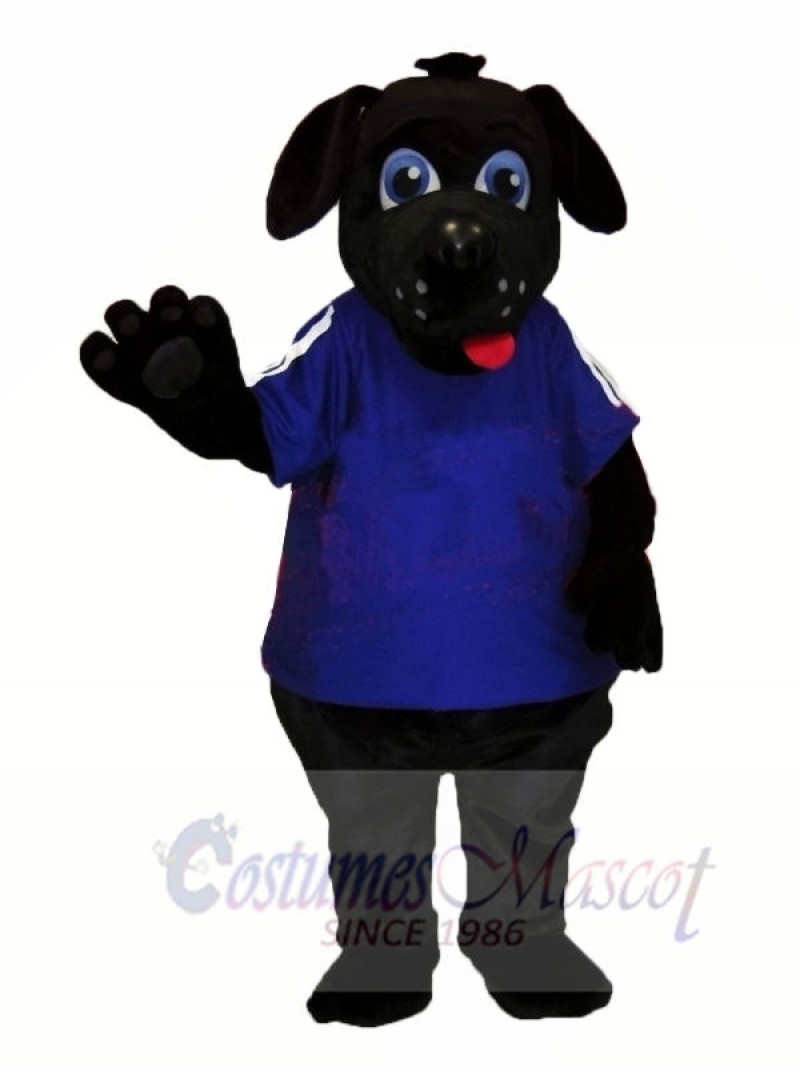 Black Dog with Big Eyes Mascot Costumes Animal