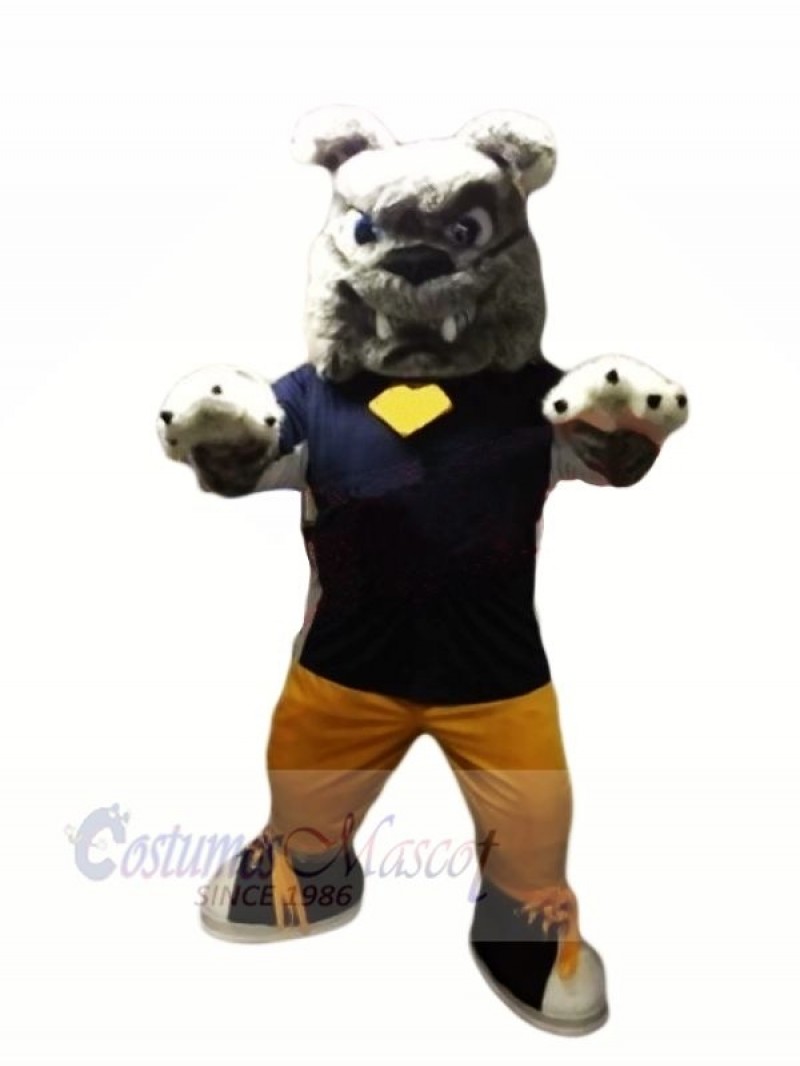 Power Furry Bulldog Mascot Costumes Cartoon
