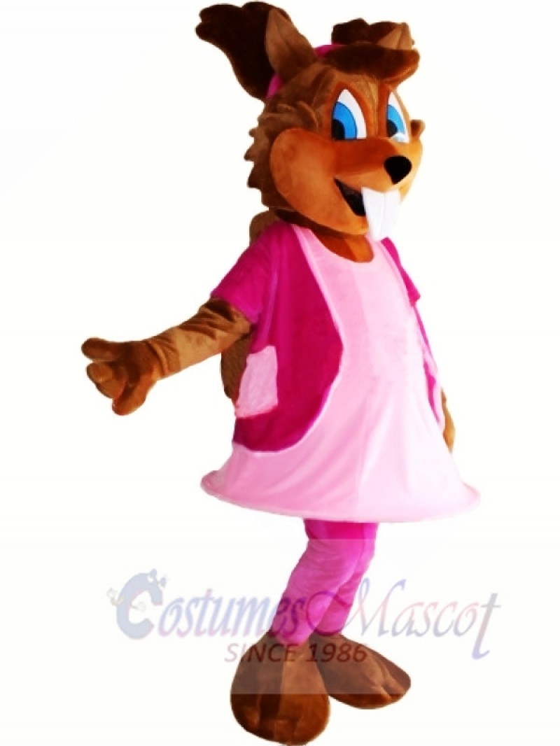 Girl Squirrel Mascot Costumes 