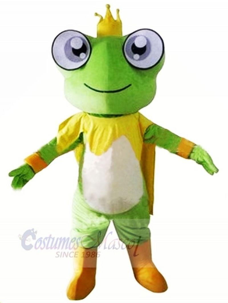 King Frog Mascot Costumes Cartoon